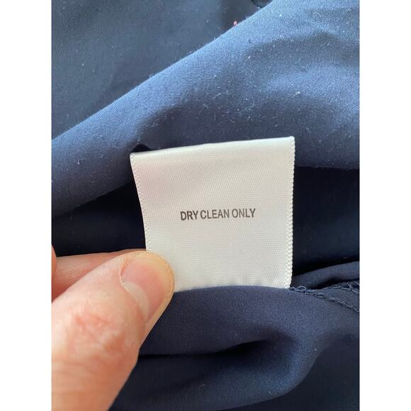 Modcloth Women's 18 Blue Red Floral Lace Overlay Night Like This Halter Dress - Picture 7 of 8